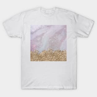 Marble gold rush IV T-Shirt